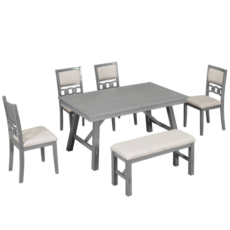 Dining Set with Bench Dining Table with Bench Farmhouse Table and Bench Set Dining Table Set
