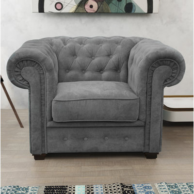 Allegra Upholstered Chesterfield Chair