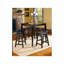 Ensemble de tabourets de bar sans dossier, pieds en bois-1224821181