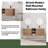 60'' Double Bathroom Vanity with Ceramic Top-1900617049