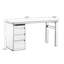 Bureau rectangulaire en bois massif-336446546