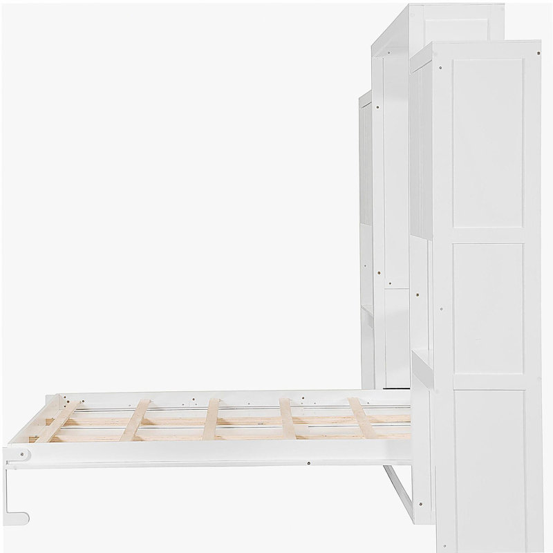 Lit superposé avec bureau, coiffeuse et armoire