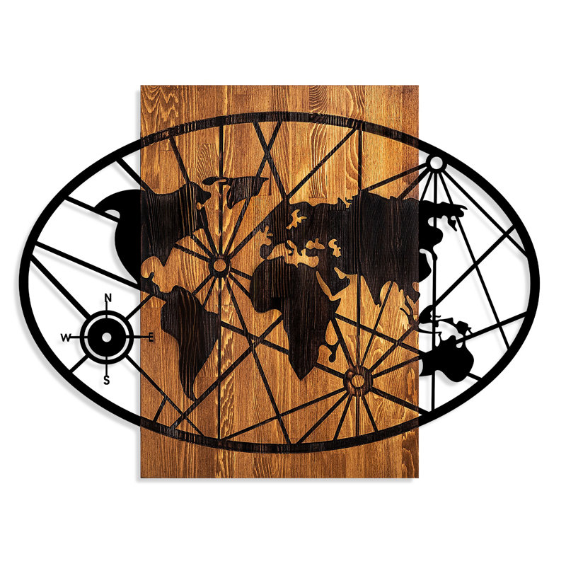 Handmade Wall Decor on Solid Wood