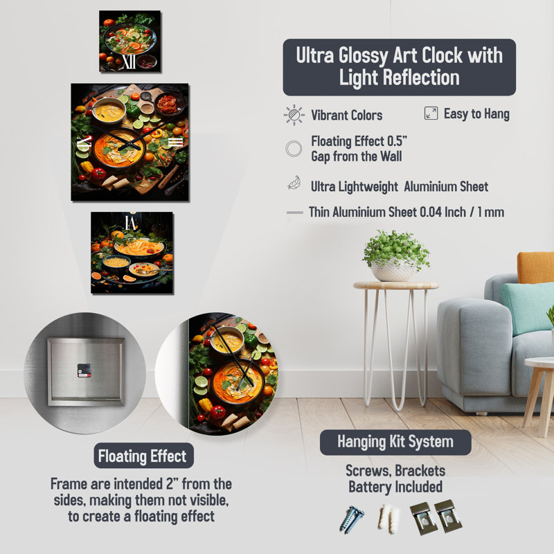 Jekia Metal Wall Clock