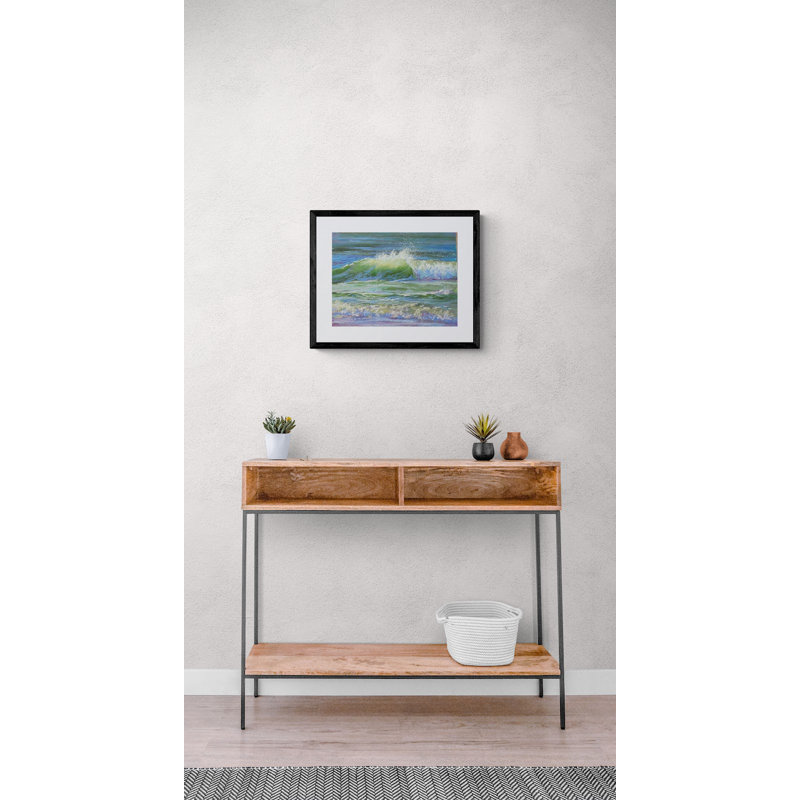 At The Shoreline Print by Dina Gardner, Wrapped Canvas, 18" H x 24" W x 1.5" D, No Mat