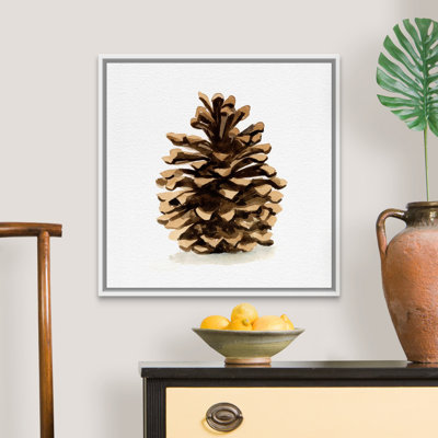 " Conifer Cone I " by Emma Caroline Painting Print