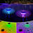 Solar Floating Pool Lights, RGB Colour Changing Pool Floating Light, IP68 Waterproof LED Solar Pool Lights That Float, Hangable Auto ON Off For Pool Hot Tub Wedding Path Party Decoration