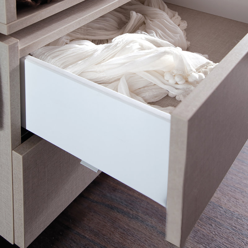 Relax 114cm - 189cm Closet System, Linen