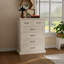 Commode verticale 6 tiroirs H 40,4 "