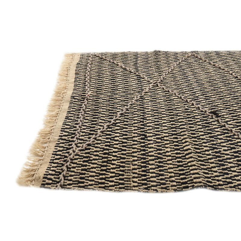 Runner Noles Black Rug