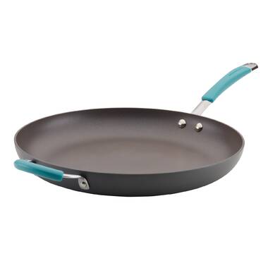 Rachael Ray Create Delicious Stainless Steel 14.5 Aluminum Dishwasher Safe  Non-Stick Frying Pan