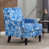 Blue Paisley Linen selected