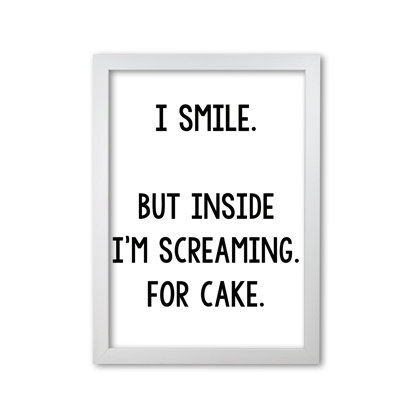 Screaming For Cake - Print