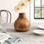 Mylo 8'' Solid Wood Table Vase