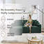Canapé modulaire modulaire à 3 places en L avec canapé modulaire en mousse à mémoire de forme, canapé Cloud avec méridienne surdimensionnée-1391184851