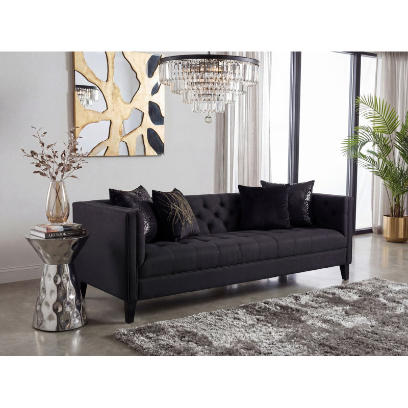 Silver Aluminium Lounge Side Table, Silver