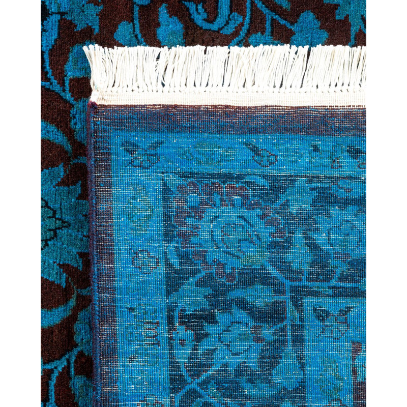 Fine Vibrance One-of-a-Kind 4' 2" X 6' 5" Hand Knotted Area Rug