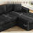 Boneless 104.3" Upholstered Cloudy Sectional-2060531154