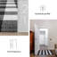 Buffalo Plaid Cliveden | 2' x 6' | Black & White-247129989