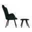 Acantha Velvet Accent Chair with Footstool-1117332184
