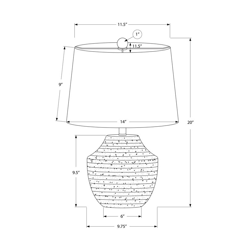 Lampe de table Modern Modern