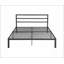 Cadre de lit en métal avec tête de lit - Pas de sommier, rangement sous le lit - Robuste et silencieux (matelas vendu séparément)-1148797794