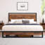 Base de lit plateforme de 6 pouces avec tête et pied de lit, sommier-634797826