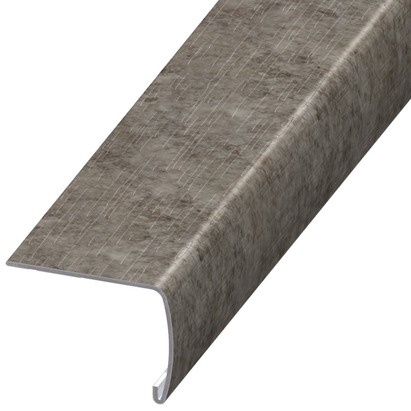 Metal 2'' W x 94'' L Stair Nose, Autumn Ashes 1017