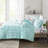 Modern Twin/twin Xl Comforter - And Silver, Embroidered Details, Machine Washable In Silver Stylish Bedding-119105436-119105431