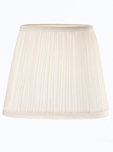 13cm H Empire Lamp Shade ( Clip On ) in White