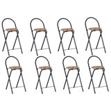 Anastice Counter Stool with Metal Frame