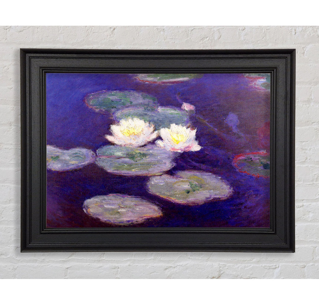 Monet Seerose Gerahmter Druck