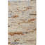 Tapis décontracté abstrait ivoire / bleu / brun-231570671