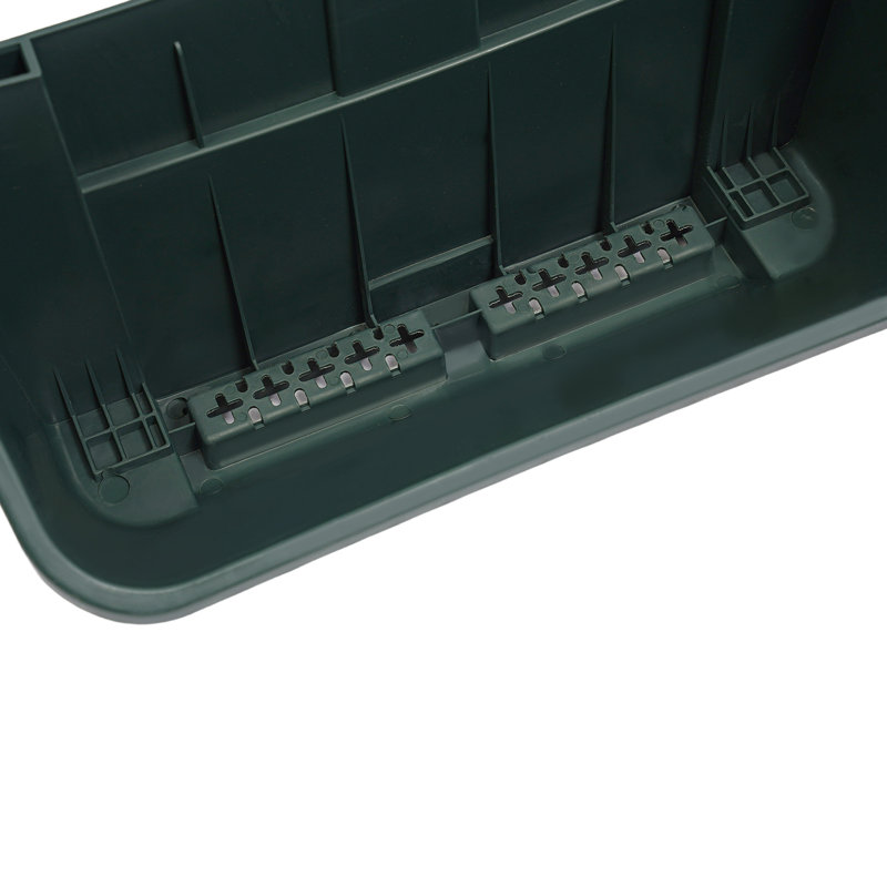 Wall-Mounted Planter With 18 Pots, Green