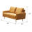 Govany 57.8'' Velvet Loveseat-822535606-861520779