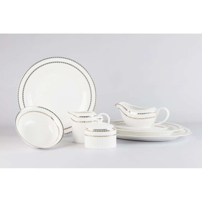 ClassicLiving Smithshire Bone China Platter, 3cm H x 30cm W x 30cm D