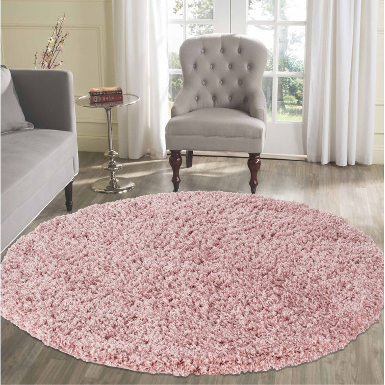 Esterly Solid Colour Shag Area Rug