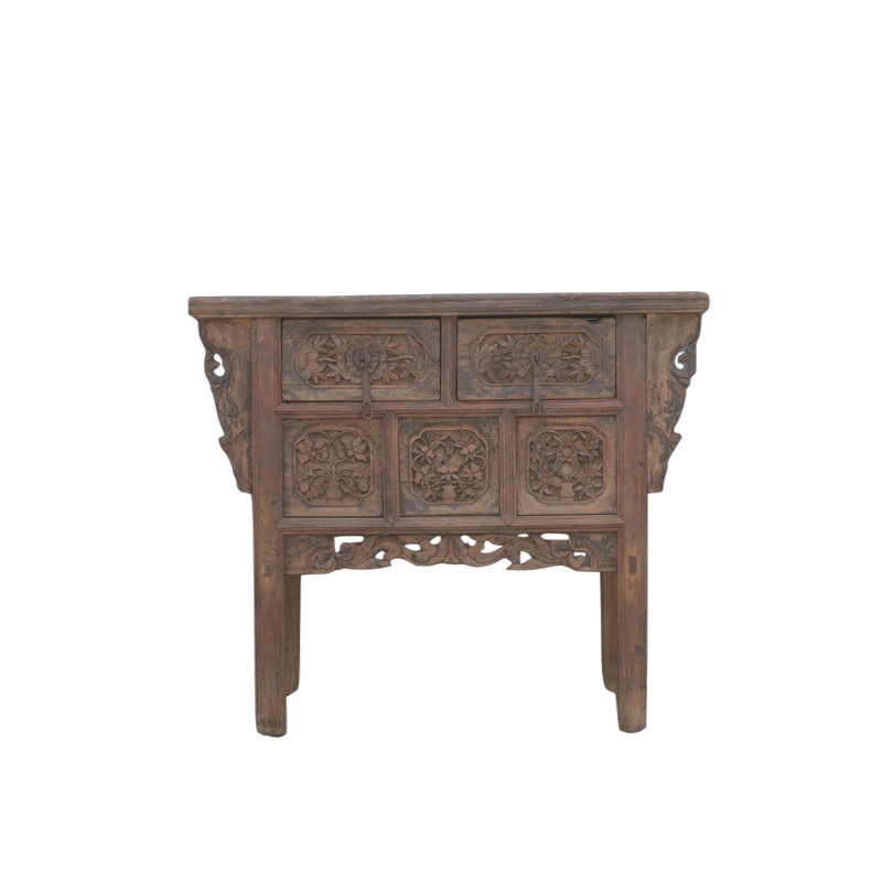 39.8'' W Solid Wood Console Table