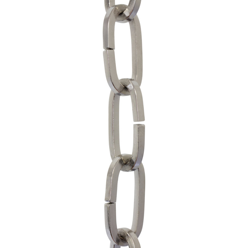 Chaîne de lustre décorative standard ou chaîne (3 pieds), Chrome poli