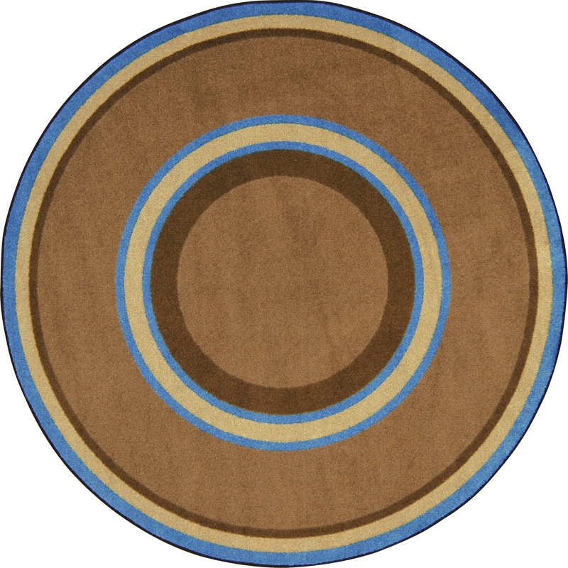 Tapis Lynward Kid Essentials Ripples, Rond 5 pi 4 po