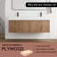 Meuble-lavabo double avec plateau Makensley 59,44
