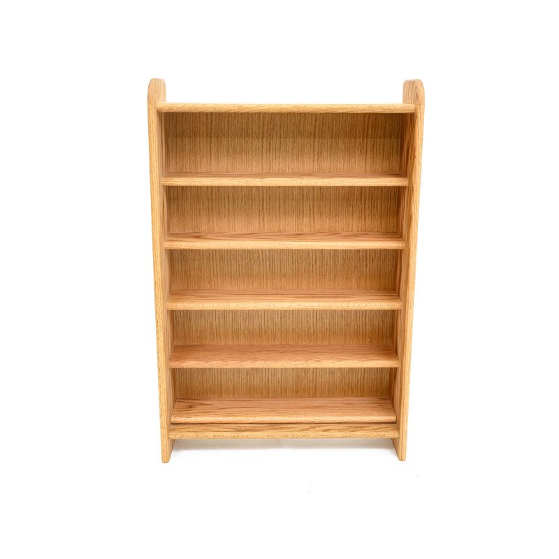 Shelf-Style Wooden CD Rack - 02 Series, Unfinished, 35.75" H x 24.25" W x 7.25" D