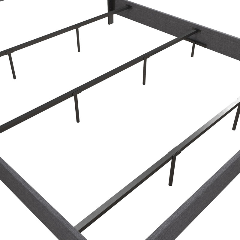Sarene Upholstered Standard Bed, Twin, Gray