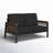 Townsend 55'' Wide Outdoor Loveseat with Sunbrella® Cushions-1830901122-1875974826