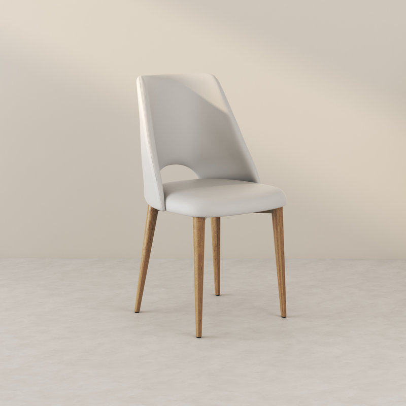 Chaise d'appoint rembourré, Blanc