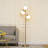 Tree Standing Lamp,3-Light Floor Lamp