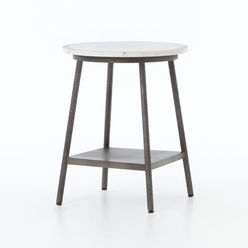Marble Top End Table