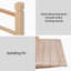 Dyllan Garden Arch Anticorrosive Burlywood Landscape Bridge-560076551-624923645