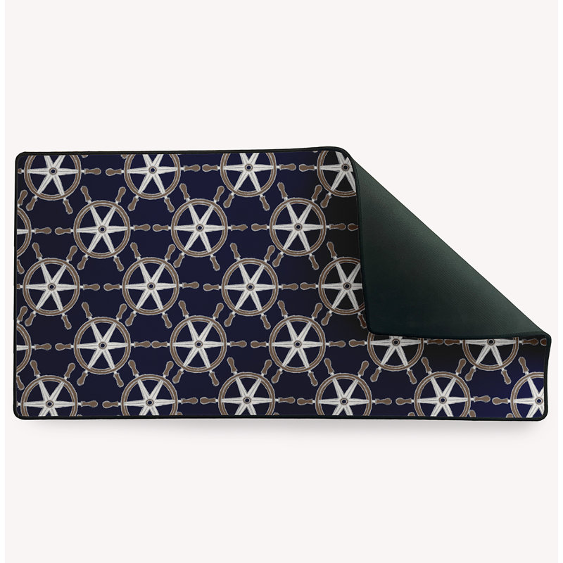 Grand sous-main Jeffry, Bleu marine