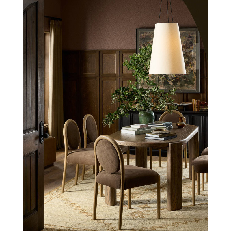 Dua Oval Solid Wood Dining Table